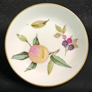 Royal Worcester Arden Porcelain Bone China 4" Coaster Trinket Small Dish England